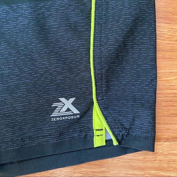 Men’s Zeroxposur neon and black swim trunks, S - Picture 8 of 10